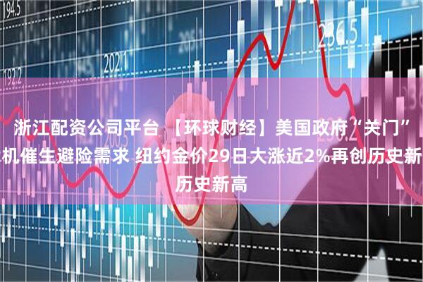 浙江配资公司平台 【环球财经】美国政府“关门”危机催生避险需求 纽约金价29日大涨近2%再创历史新高
